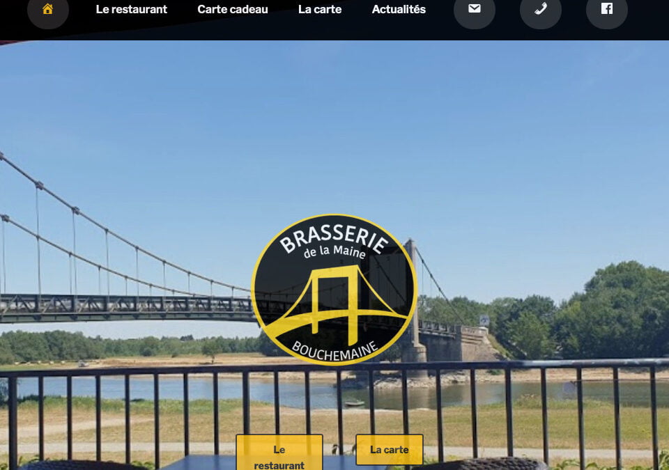brasserie-maine.fr - Agence web Anjou Digital