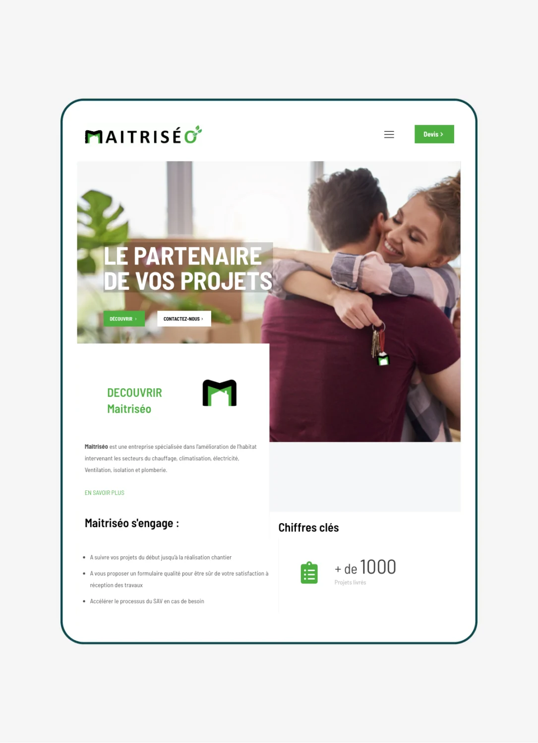 Site internet Maitriséo