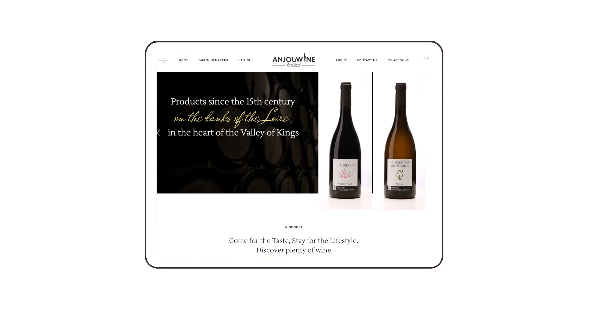 vignette anjou wine festival